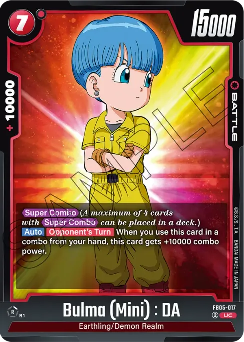Bulma (Mini) : DA, New Adventure #FB05-017