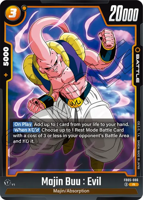 Majin Buu : Evil, New Adventure #FB05-086