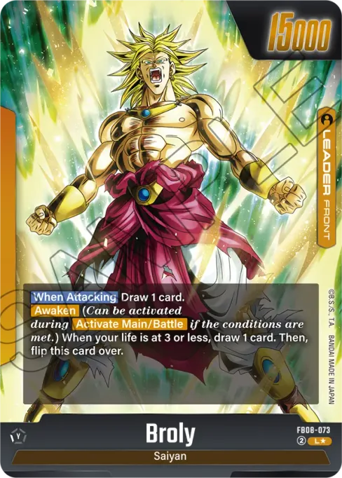 Broly, Saiyan’s Pride #FB08-073_p1