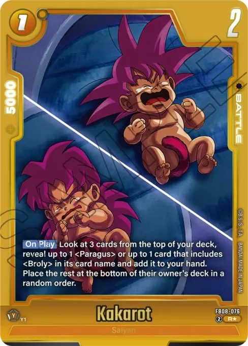Kakarot, Saiyan’s Pride #FB08-076_p1