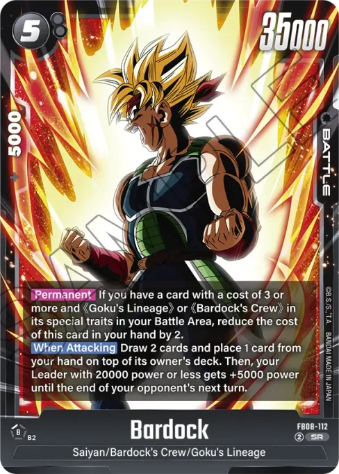 Bardock, Saiyan’s Pride #FB08-112