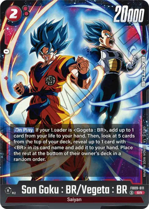 Son Goku : BR/Vegeta : BR, Dual Evolution #FB09-011