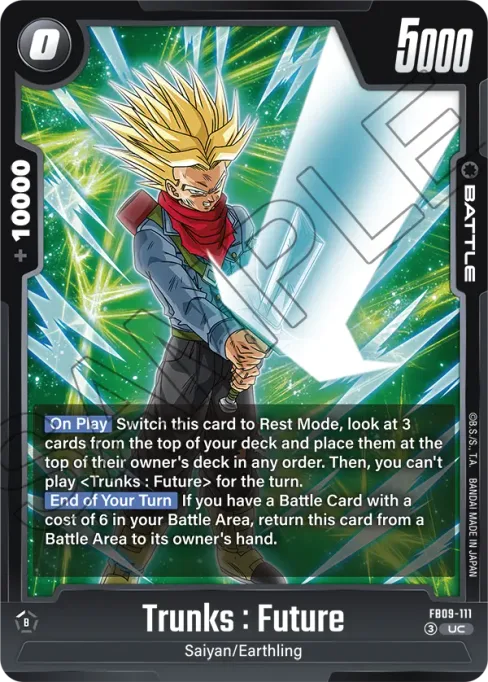 Trunks : Future, Dual Evolution #FB09-111