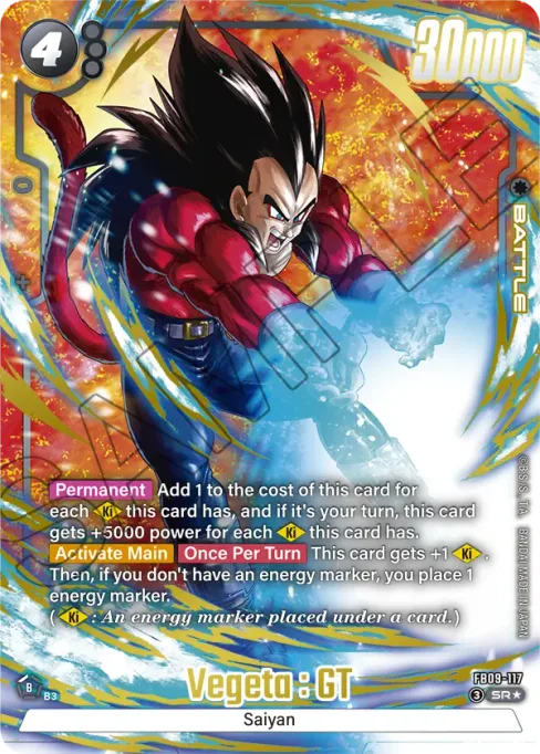 Vegeta : GT, Dual Evolution #FB09-117_p1