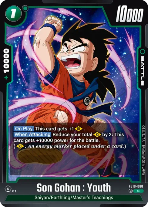 Son Gohan : Youth, Cross Force #FB10-060