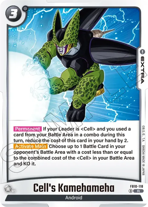 Cell's Kamehameha, Cross Force #FB10-118