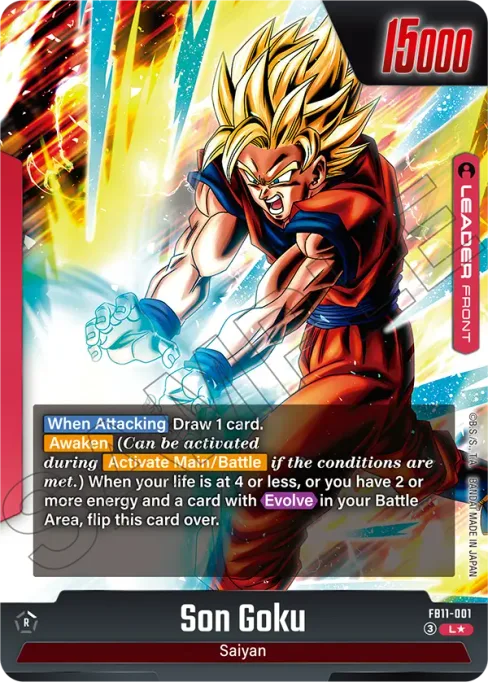 Son Goku, Brightness of Hope #FB11-001_p1