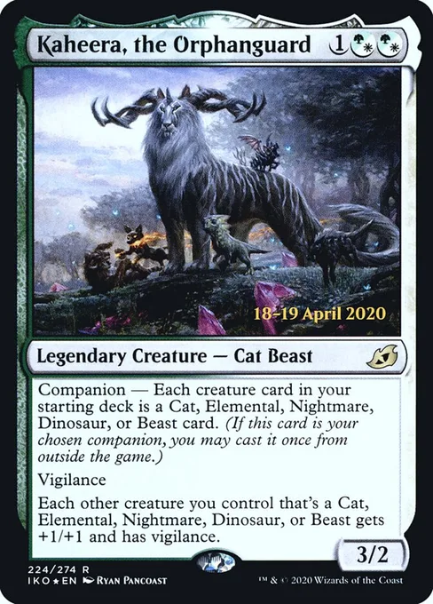 Kaheera, the Orphanguard, Ikoria: Lair of Behemoths Promos #224s