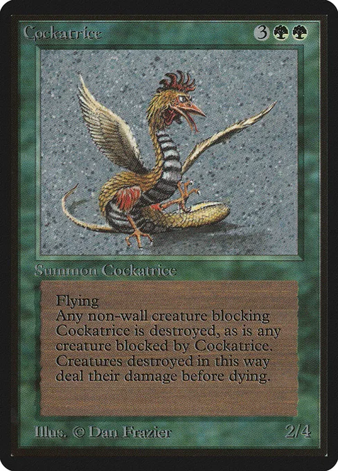 Cockatrice, Limited Edition Beta #190