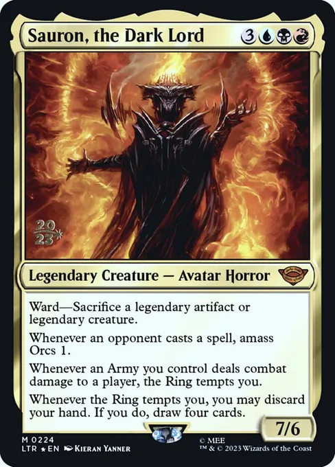 Sauron, the Dark Lord, Tales of Middle-earth Promos #224s