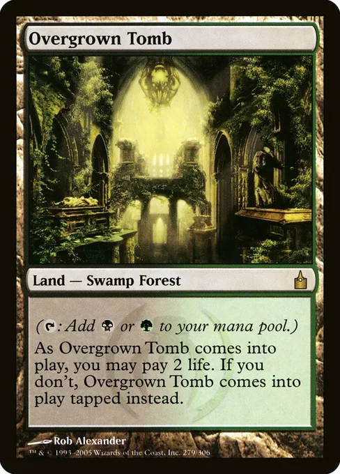 Overgrown Tomb, Ravnica: City of Guilds #279