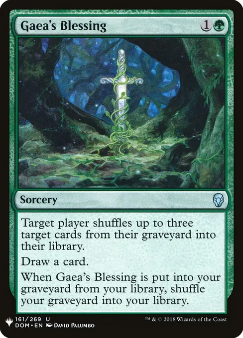 Gaea's Blessing, The List #DOM-161