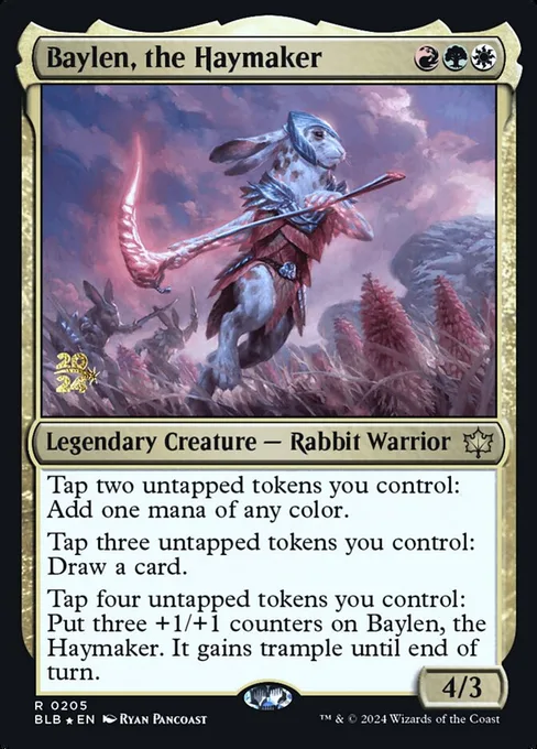 Baylen, the Haymaker, Bloomburrow Promos #205s