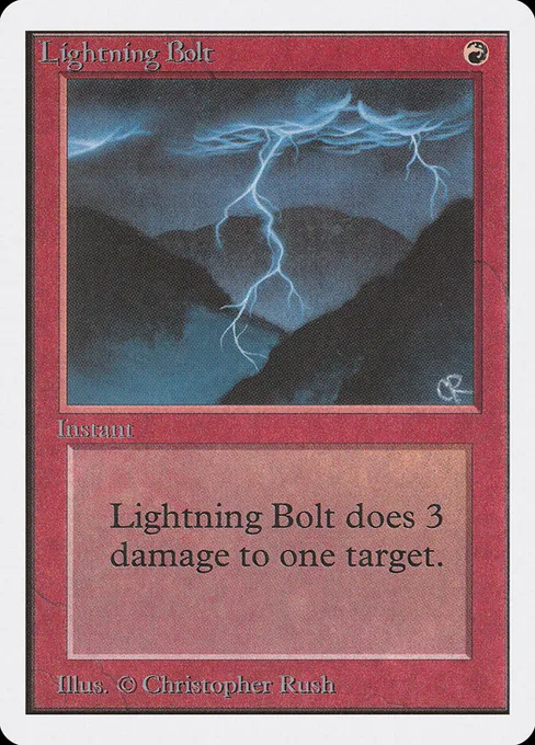 Lightning Bolt, Unlimited Edition #162