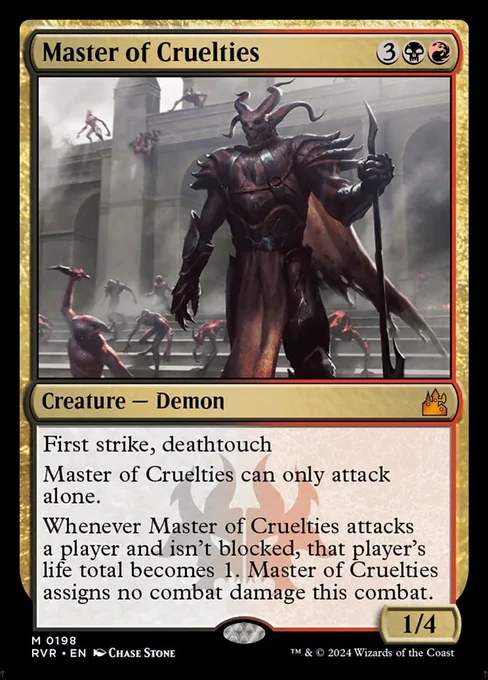 Master of Cruelties, Ravnica Remastered #198