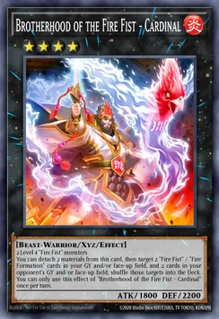 Brotherhood of the Fire Fist - Cardinal