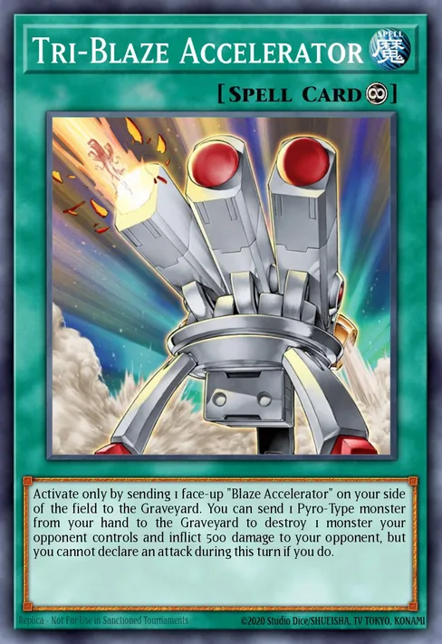 Tri-Blaze Accelerator, Force of the Breaker #FOTB-EN041