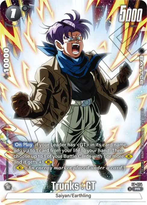 Trunks : GT, Promotion Card #FP-074