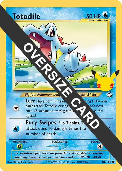 Totodile, First Partner Pack #81