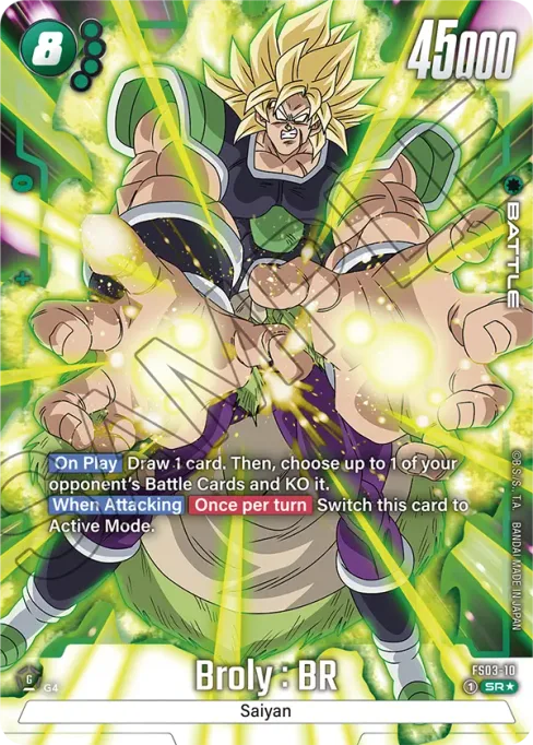 Broly : BR, Starter Deck: Broly #FS03-10_p1