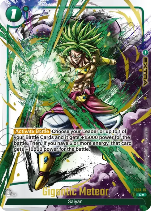 Gigantic Meteor, Starter Deck: Broly #FS03-15_p2