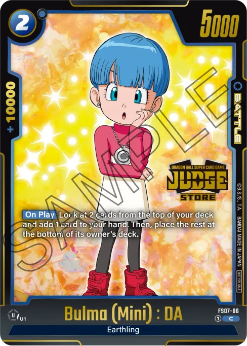 Bulma (Mini) : DA, Starter Deck: Vegeta (Mini) #FS07-06_p3