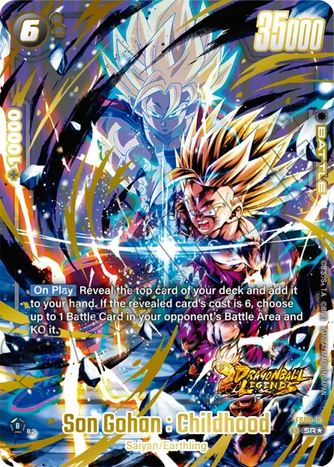 Son Gohan : Childhood, Starter Deck EX Shallot #FS09-10_p1