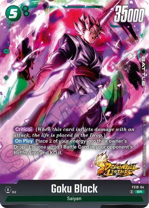 Goku Black, Starter Deck EX Giblet #FS10-04