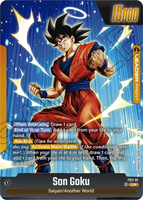 Son Goku, Starter Deck EX the Phase of Evolution #FS11-01_p1