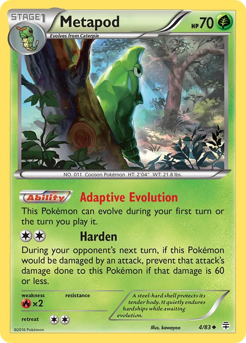 Metapod, Generations #4