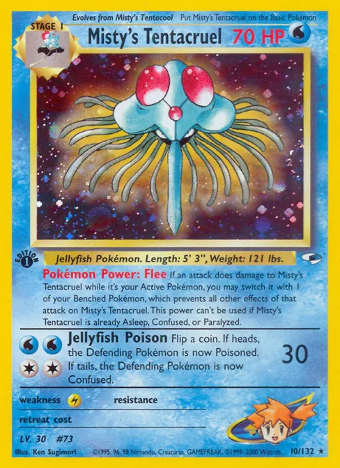 Misty's Tentacruel, Gym Heroes #10