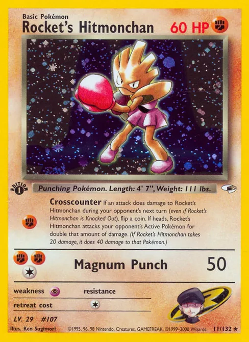 Rocket's Hitmonchan, Gym Heroes #11
