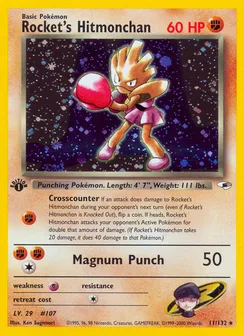 Rocket's Hitmonchan, Holofoil