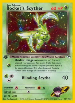 Rocket's Scyther, Holofoil