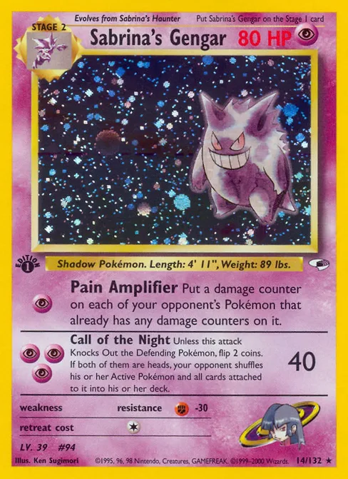 Sabrina's Gengar, Gym Heroes #14