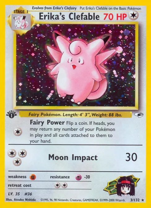 Erika's Clefable, Gym Heroes #3