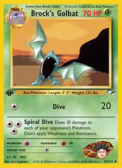 Brock's Golbat, Normal