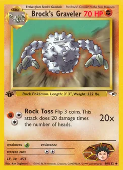 Brock's Graveler, Normal