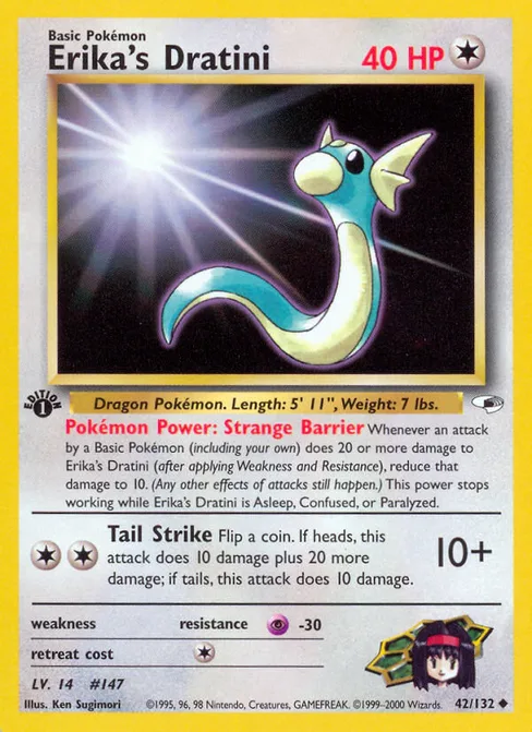 Erika's Dratini, Gym Heroes #42
