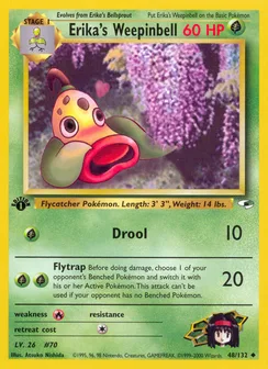 Erika's Weepinbell, Normal