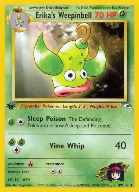 Erika's Weepinbell, Gym Heroes #49