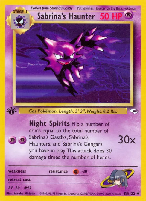 Sabrina's Haunter, Gym Heroes #58