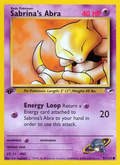 Sabrina's Abra, Normal