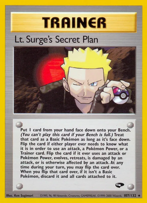 Lt. Surge's Secret Plan, Gym Challenge #107