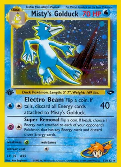 Misty's Golduck, Holofoil