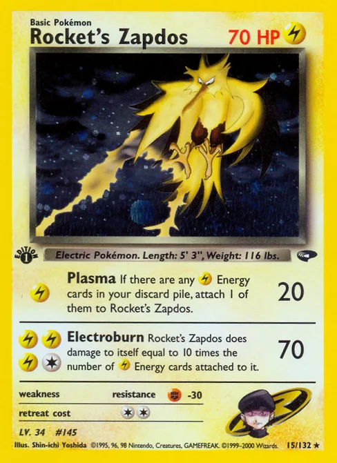 Rocket's Zapdos, Gym Challenge #15