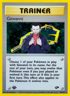 Giovanni, Holofoil