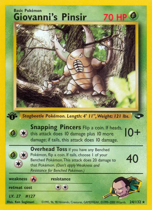 Giovanni's Pinsir, Gym Challenge #24