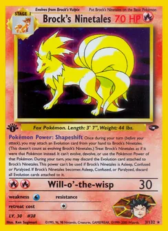 Brock's Ninetales, Holofoil