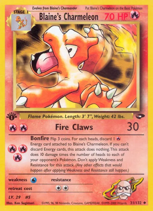 Blaine's Charmeleon, Gym Challenge #31